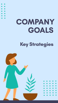 Startup Company Goals Facebook story Image Preview