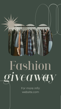 Elegant Fashion Giveaway Facebook story Image Preview
