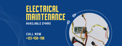 Electrical Maintenance Service Facebook cover Image Preview