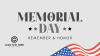 In Honor of Memorial Day Animation Image Preview