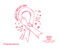 Cancer Day Drawing Facebook post Image Preview