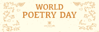 World Poetry Day Twitter header (cover) Image Preview