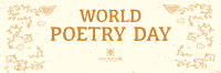 World Poetry Day Twitter Header Image Preview