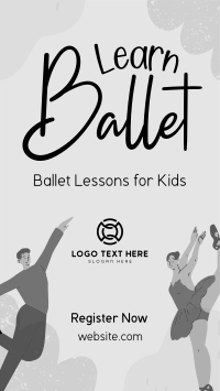 Kids Ballet Lessons Instagram reel Image Preview