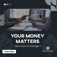 Money Matters Podcast Linkedin Post Design