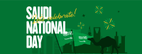 Saudi Day Celebration Facebook Cover Design