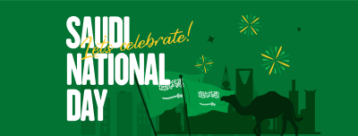 Saudi Day Celebration Facebook cover Image Preview