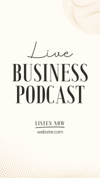 Corporate Business Podcast Instagram reel Image Preview