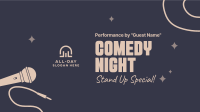 Stand Up Comedy Special YouTube Banner Image Preview