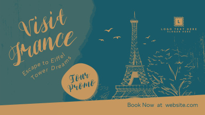 Eiffel Tower Dreams Facebook event cover Image Preview