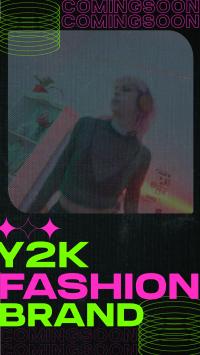 Y2K Fashion Brand Coming Soon TikTok Video Design