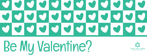 Valentine Retro Heart Facebook Cover Design Image Preview