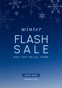 Winter Flash Sale Poster Image Preview