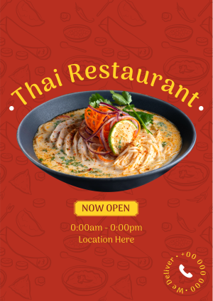 Thai Resto Poster Image Preview