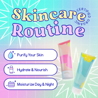 Y2K Skincare Routine Instagram post Image Preview
