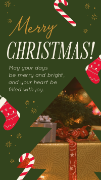 Merry and Bright Christmas Instagram Reel Design