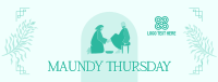 Maundy Thursday Washing of Feet Facebook cover Image Preview
