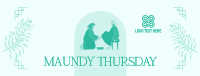 Maundy Thursday Washing of Feet Facebook Cover Design