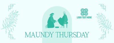 Maundy Thursday Washing of Feet Facebook cover Image Preview