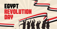 Celebrate Egypt Revolution Day Facebook Ad Design