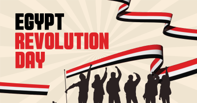 Celebrate Egypt Revolution Day Facebook ad Image Preview
