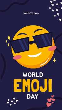 Cool Emoji Facebook story Image Preview