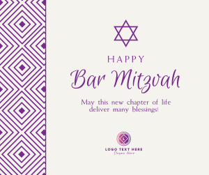 Happy Bar Mitzvah Facebook post Image Preview