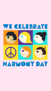 Tiled Harmony Day Instagram story Image Preview