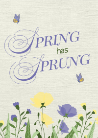 Spring Has Sprung Flyer Design