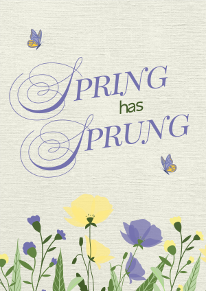 Spring Has Sprung Flyer Image Preview