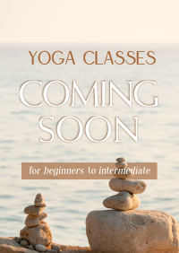 Yoga Classes Coming Flyer Design