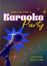 Karaoke Party Flyer Image Preview