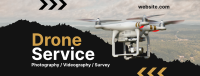 Drone Services Available Facebook cover Image Preview