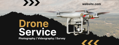 Drone Services Available Facebook cover Image Preview