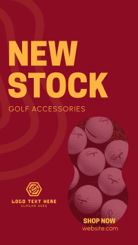 Golf Accessories Instagram Story Design