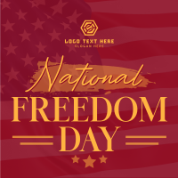 Freedom Day Celebration Instagram Post Design