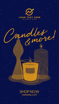 Candles and More Facebook Story Design