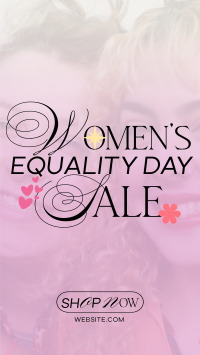Minimalist Women's Equality Sale Instagram reel Image Preview