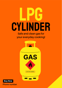 Gas Cylinder Flyer Design