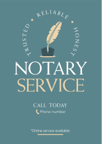 The Trusted Notary Service Flyer Image Preview