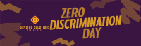 Playful Zero Discrimination Day Twitter Header Image Preview