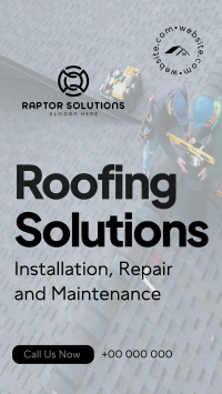 Roofing Solutions TikTok Video Image Preview