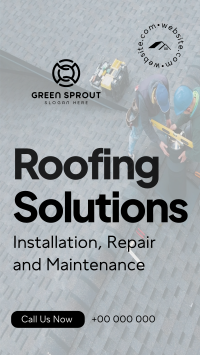 Roofing Solutions TikTok Video Image Preview