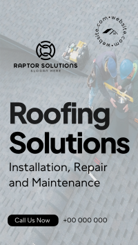 Roofing Solutions TikTok Video Image Preview