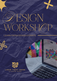 Modern Design Workshop Poster Image Preview