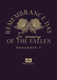 Day of Remembrance Poster Image Preview