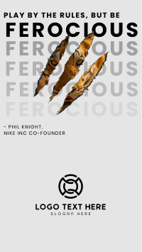 Be Ferocious Facebook story Image Preview