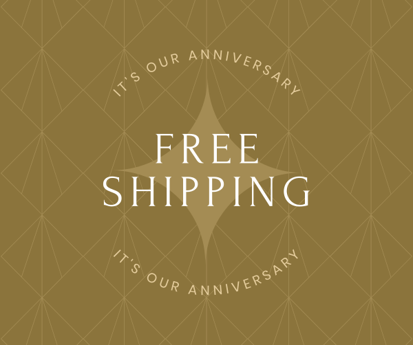 Art Deco Business Anniversary Facebook Post Design