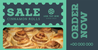 Cinnamon Rolls Sale Facebook ad Image Preview