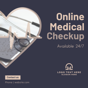 Online Medical Checkup Instagram post Image Preview